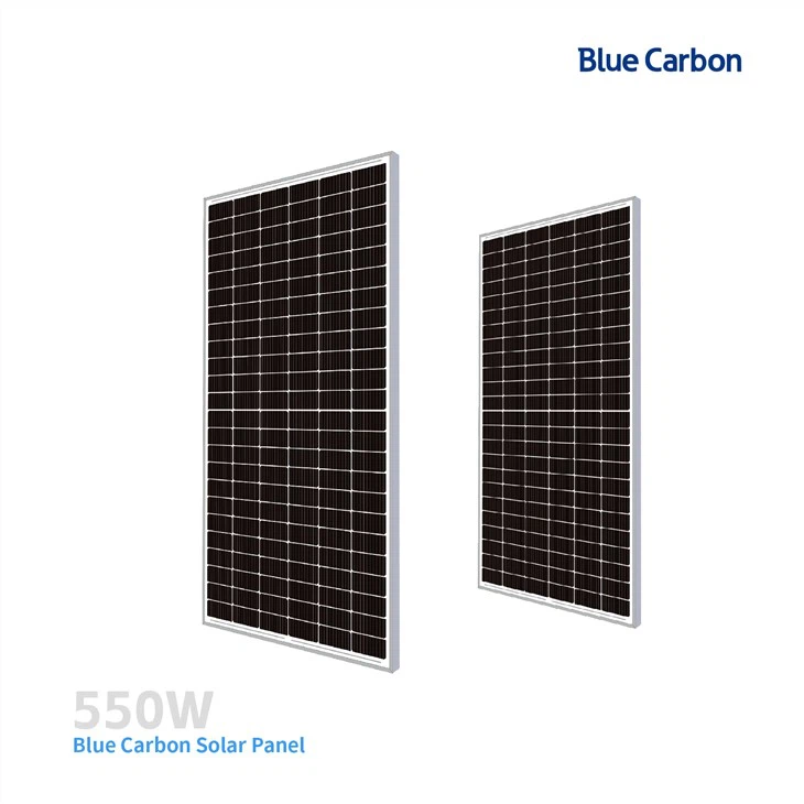 Almacén europeo de células solares de 550 W y 450 W, panel fotovoltaico monocristalino
