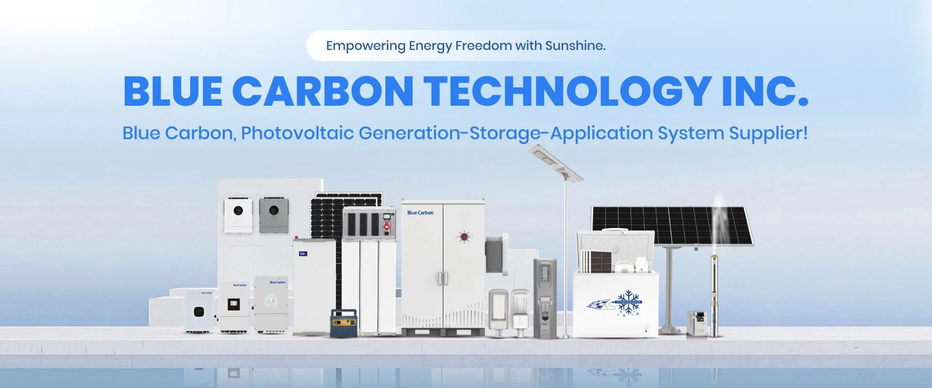 Blue Carbon, Photovoltaic Generation-Storage-Application System Supplier
