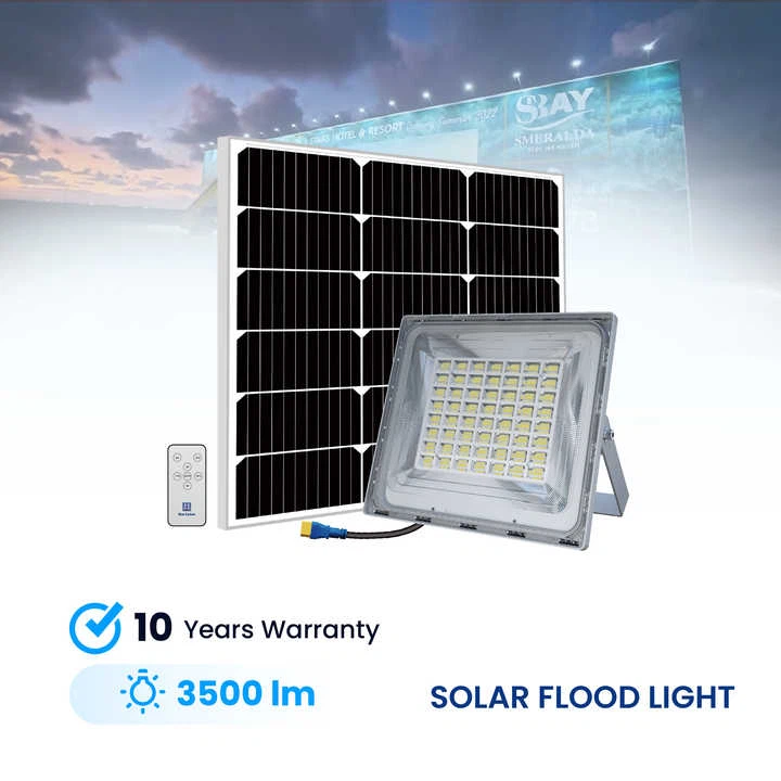 Luz de inundación solar de almacenamiento de energía al aire libre